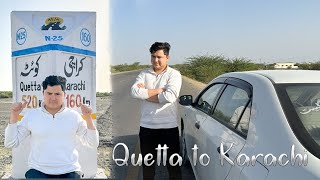 Qta To Karachi By Road withaleehaidervlogs  PSL Ka Ticket Ghar Bhul Gaya 🤦🏻‍♂️  Hydr z vlog [upl. by Kamp]