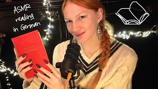 German ASMR 📖 Ich lese dir aus meinem Lieblingsbuch vor flüstern✨ [upl. by Dilks173]