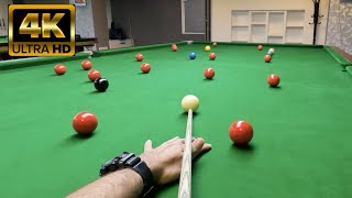 Snooker Headcam pov amp Table View Cue Ball Control asmr satisfying videos gopro [upl. by Ravaj901]