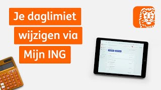 Daglimiet wijzigen voor Mijn ING  Digitaal bankieren Hoe werkt het  ING [upl. by Carlie125]