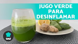 JUGO VERDE para DESINFLAMAR el VIENTRE y LIMPIAR el ESTÓMAGO 🥬🍋 ¡Fácil y Rápido [upl. by Halihs537]