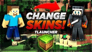 How To Add Skins In Tlaucher Minecraft Java Edition 100 Working  VR Redux Gamers [upl. by Nosinned]