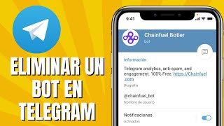 Cómo ELIMINAR Un Bot En TELEGRAM Fácil Y Rápido [upl. by Alaehs134]