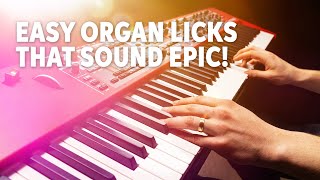 5 Easy Hammond Organ Licks [upl. by Asilet141]