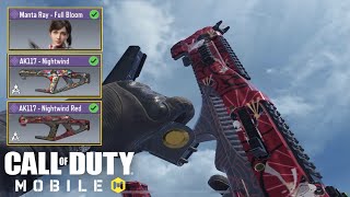 NEW Nihonga Crate  Manta Ray quotFull Bloomquot amp AK117 quotNightwindquot Unlocked  Gameplay  COD Mobile [upl. by Yssep]