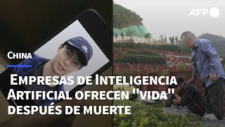 Inteligencia Artificial para resucitar digitalmente a los fallecidos en China  AFP [upl. by Latonia801]