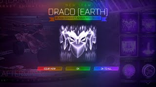 I GOT THE NEW DRACO EARTH BLACK MARKET DECAL IN ROCKET LEAGUE  BEST DECAL [upl. by Irahs293]