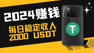 网络赚钱 ｜网赚 赚钱 项目｜2025最新网賺方法，每日稳定2000USDT收益，100真实有效，最新实战教程免费分享 人人都可操作！ [upl. by Chemaram]