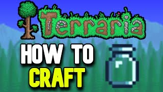 How to Make an Empty Bottle in Terraria Quick Tutorial [upl. by Kina]