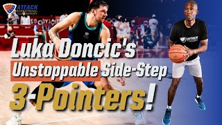 Luka Doncic Sidestep Basketball 3 Pointers [upl. by Nidia]