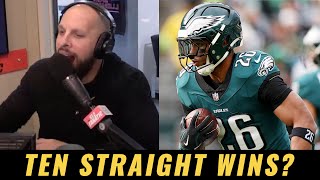 Can the Eagles Make it Ten Straight Wins Against the Steelers  The Mike Missanelli Show [upl. by Tommi]