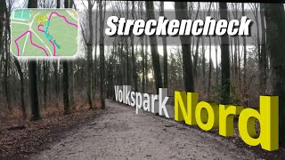 Laufstrecke Volkspark Nord  Winter Crosslaufserie Betriebssport Hamburg [upl. by Tally]