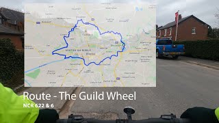 4K Virtual Cycling Workout  The Guild Wheel Preston  21 mile circular  NCR 622 amp 6 [upl. by Lorrin]