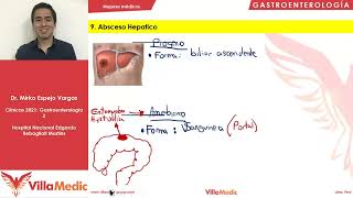 Absceso hepático  Gastroenterología  Villamedic Clínicas 2021 [upl. by Yenots]