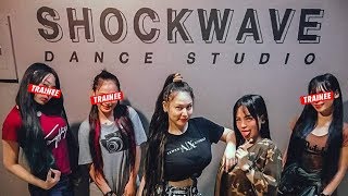 RBREEZY  Random Video Clips  RBREEZY BABES with TRAINEES at SHOCKWAVE DANCE STUDIO LAS PINAS [upl. by Suiratnauq65]