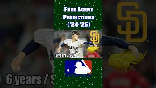 MLB Free Agent Predictions for this Winter [upl. by Ytsud]