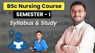 BSc Nursing Course  Semester 1st Introduction  BSc Nursing Syllabus Subjects amp Study [upl. by Nyliahs]