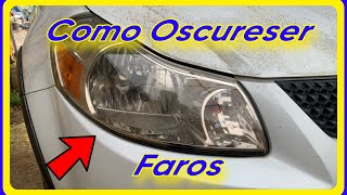 Como OSCURESER los FAROS del CARRO [upl. by Norrag]