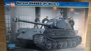 hobbyboss 135 vk 4502 p unboxing [upl. by Ekim]