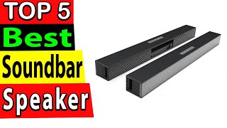 Best Soundbar Speaker In 2024 TOP 5 [upl. by Skurnik]