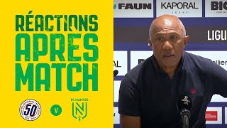 Montpellier HSC  FC Nantes  la réaction dAntoine Kombouaré [upl. by Sitruk]