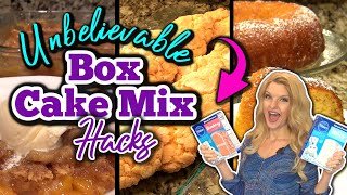 3 Brilliant BOX CAKE MIX RECIPES that you Need To Make  Mouth Watering Dessert Hacks [upl. by Elacsap837]