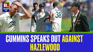 Pat Cummins Speaks Out Against Josh Hazlewoods Criticism Of Batters After Humbling Loss To India [upl. by Undine]