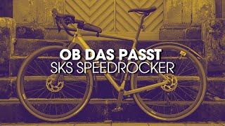 SKS Speedrocker Schutzbleche Review am Rose Backroad CF Gravel Bike [upl. by Aratak339]