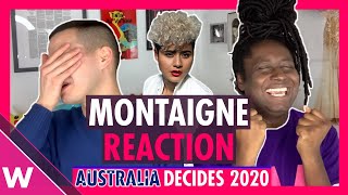 Montaigne quotDont Break Mequot REACTION  Eurovision Australia Decides 2020 [upl. by Von]