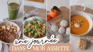 1 journée dans mon assiette  4 recettes saines [upl. by Penland392]