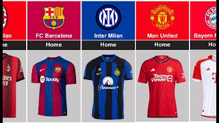 UPDATE JERSEY 202324 FROM FAMOUS EUROPEAN CLUB  Jersey Musim 202324 Klub Sepak Bola Eropa [upl. by Ecidnac]