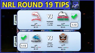 NRL Round 19 Tips and Predictions 2024 [upl. by Vidda8]