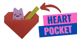 ★ MOEDERDAG KNUTSELEN ORIGAMI HARTJE MET SCHATTIG POESJE ★ Origami heart for Mothers day [upl. by Airtened]