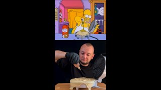 Homers Moon Waffles from The Simpsons VS Sandwich With Heinz Beans VS Pizza Face from TMNT [upl. by Resay]