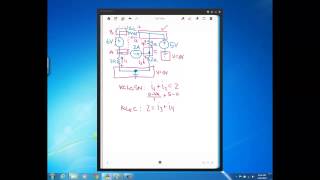 Problem Node Voltage Method Super Node [upl. by Hymen713]