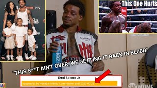 WHOA ERROL SPENCE SUSPENDED TWO MONTHS  PROMISES FAMILY GETTING REVENGE ON CRAWFORD IN DECEMBER [upl. by Leahcir341]