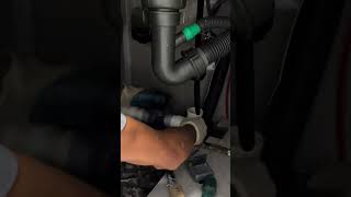 Kitchen drain pipe repair process [upl. by Nilad]