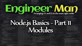 Modules  Nodejs Basics Part 11 [upl. by Winni970]