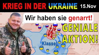 15NOVEMBER VOR ALLER AUGEN  Ukrainische Streitkräfte liefern taktisches Meisterwerk [upl. by Barde]