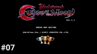 Bloodstained Curse of the Moon 07 GUIA DE TROFÉUS [upl. by Assitruc]