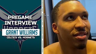 Grant Williams Explains HARD FOUL on Jayson Tatum  Celtics vs Hornets [upl. by Yarw68]