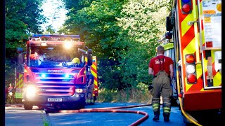 Heatwave wildfire Mousehold Heath Norwich August 12 2022 [upl. by Teerell738]