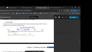 Biostatistique  Statistique descriptives première année médecine final part [upl. by Tandie811]