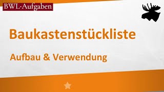 BaukastenStückliste [upl. by Nanaj]