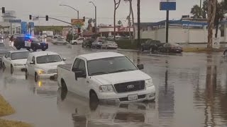 El Nino Rains Brings Flash Flooding California 06 01 2016 [upl. by Becker]