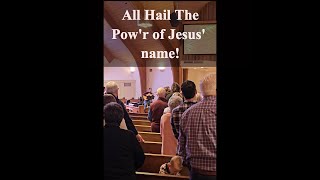 Mennonites Singing quotAll Hail The Power Of Jesus Namequot [upl. by Pepper595]