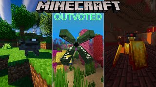 Minecraft OUTVOTED SEA MONSTERS BETTER BLAZES NEW SHIELDS amp ARMOR Mod Showcase [upl. by Mirella672]