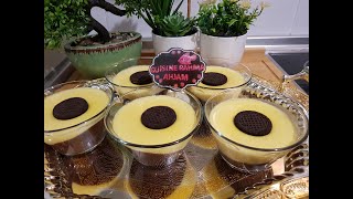 تحليه رائعه نص نص  Postre flan y chocolate [upl. by Statis]