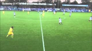 Match Highlights Guiseley 1 Huddersfield Town 4 [upl. by Trebornhoj]