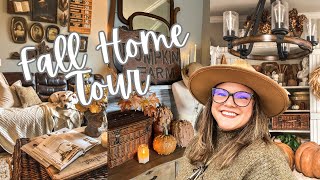 Fall Home Tour  Vintage Primitive Decor [upl. by Arykahs]